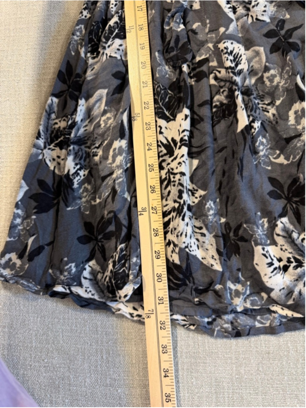Free People Part Time Lover Gray Floral Cut Out Dress Womens 8 - Picture 11 of 12
